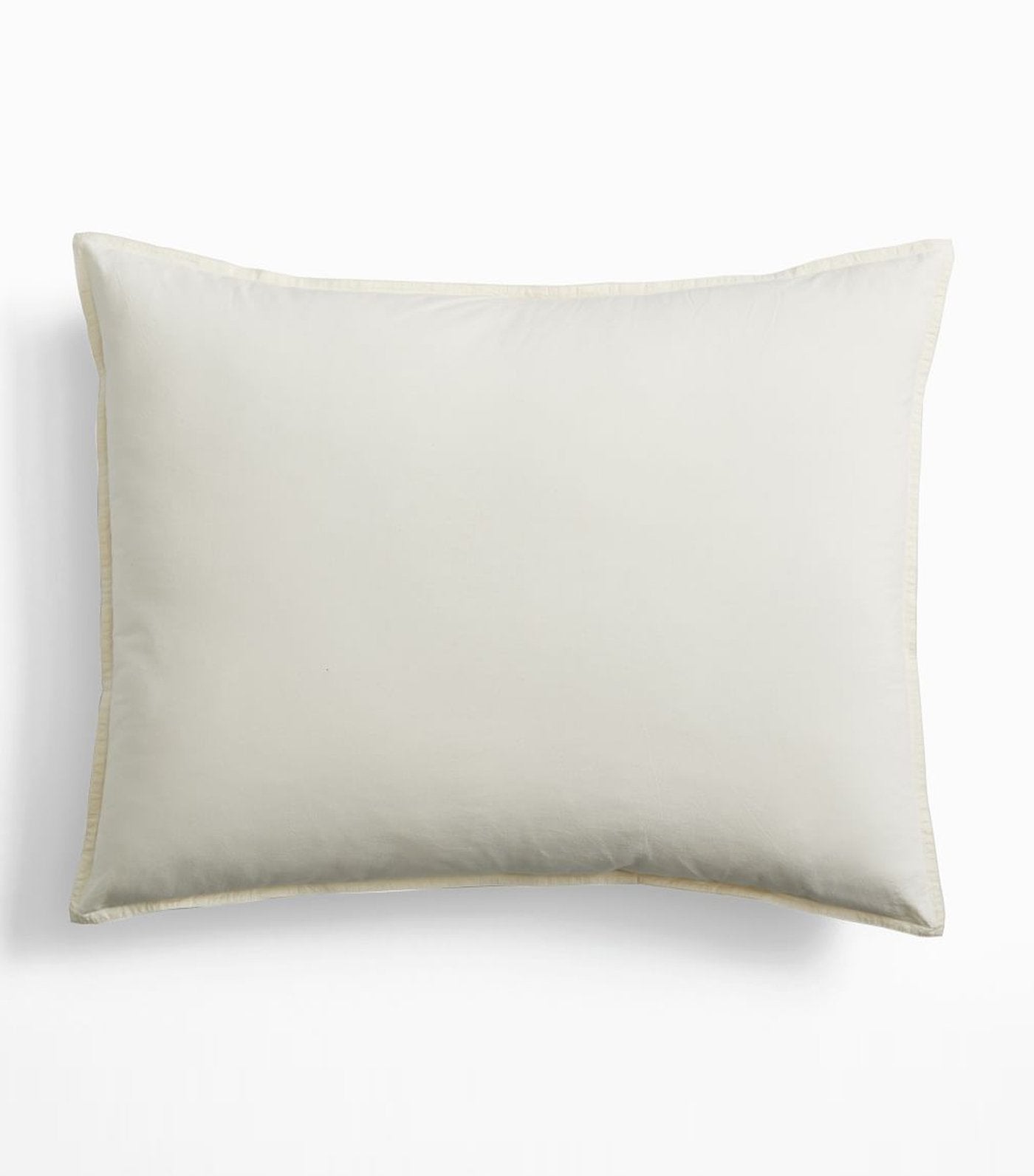 west elm Organic Washed Cotton Duvet Cover & Shams - Ivory