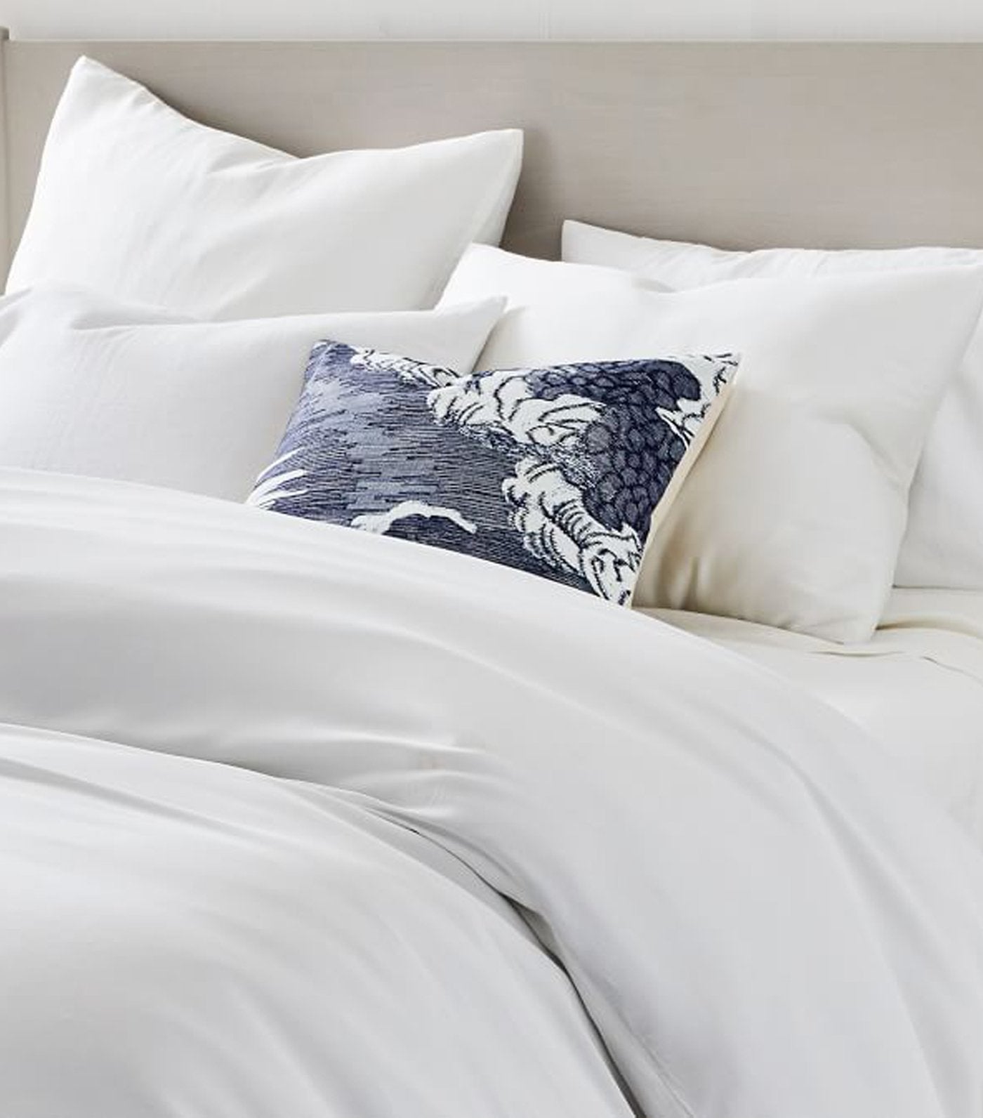 west elm Silky TENCEL™ Duvet Cover & Shams - White