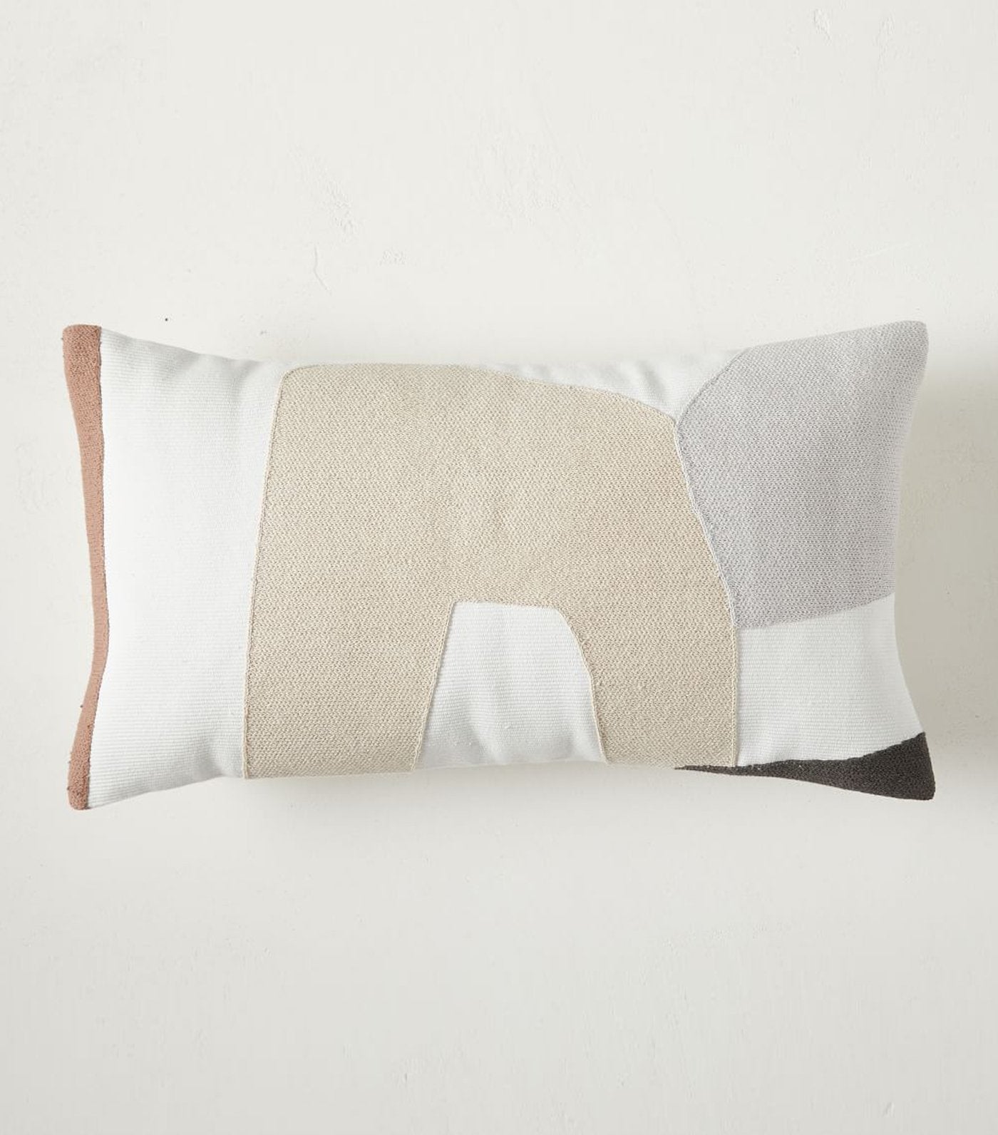 west elm Modern Art Pillow Cover - Neutral