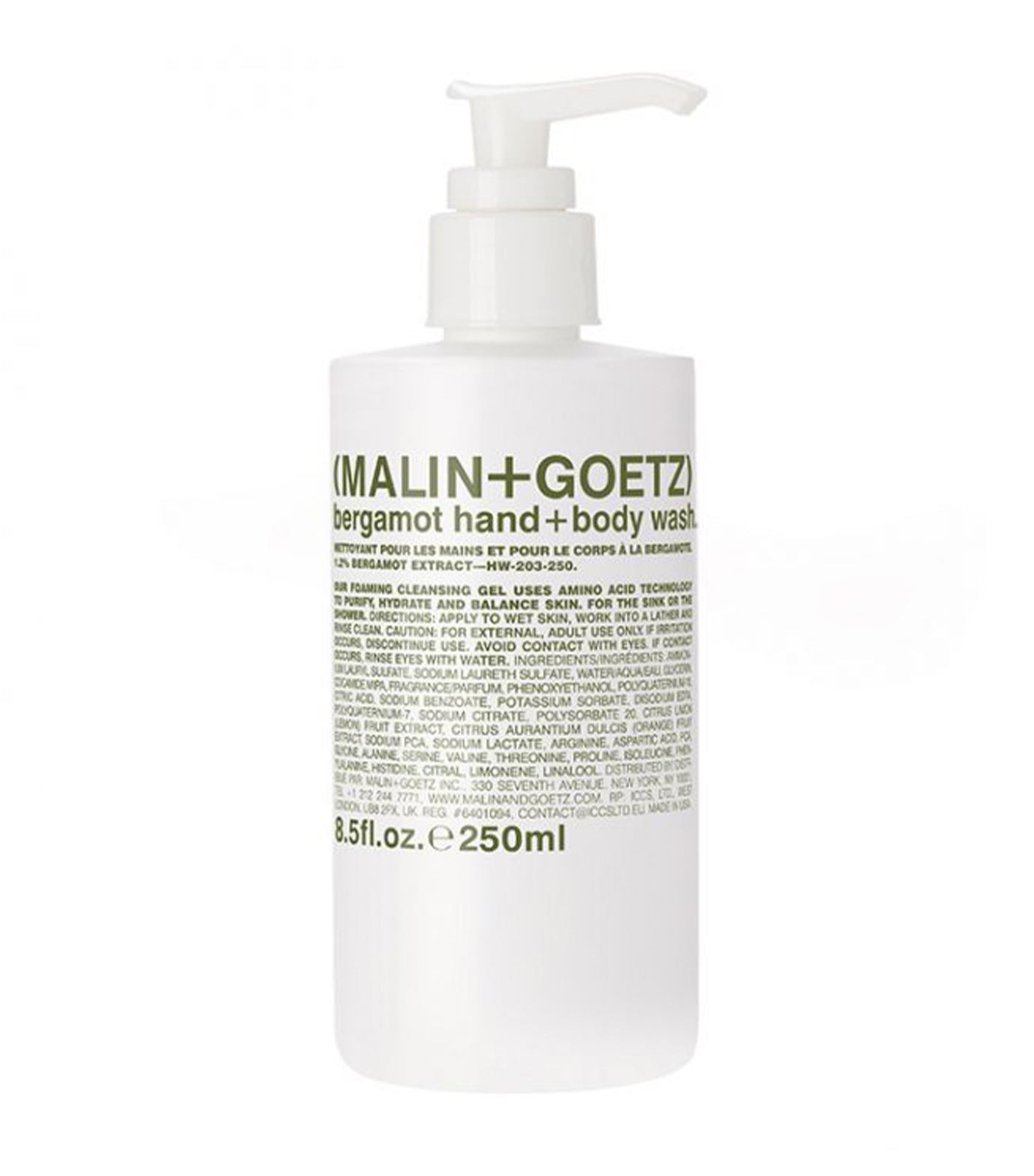 bergamot hand+body wash