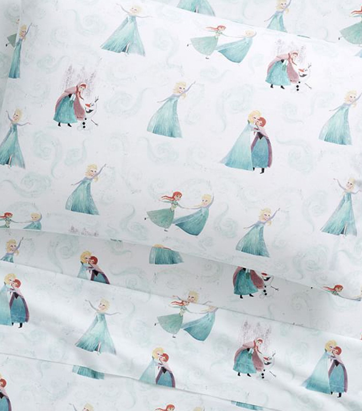pottery barn kids disney frozen sheet set