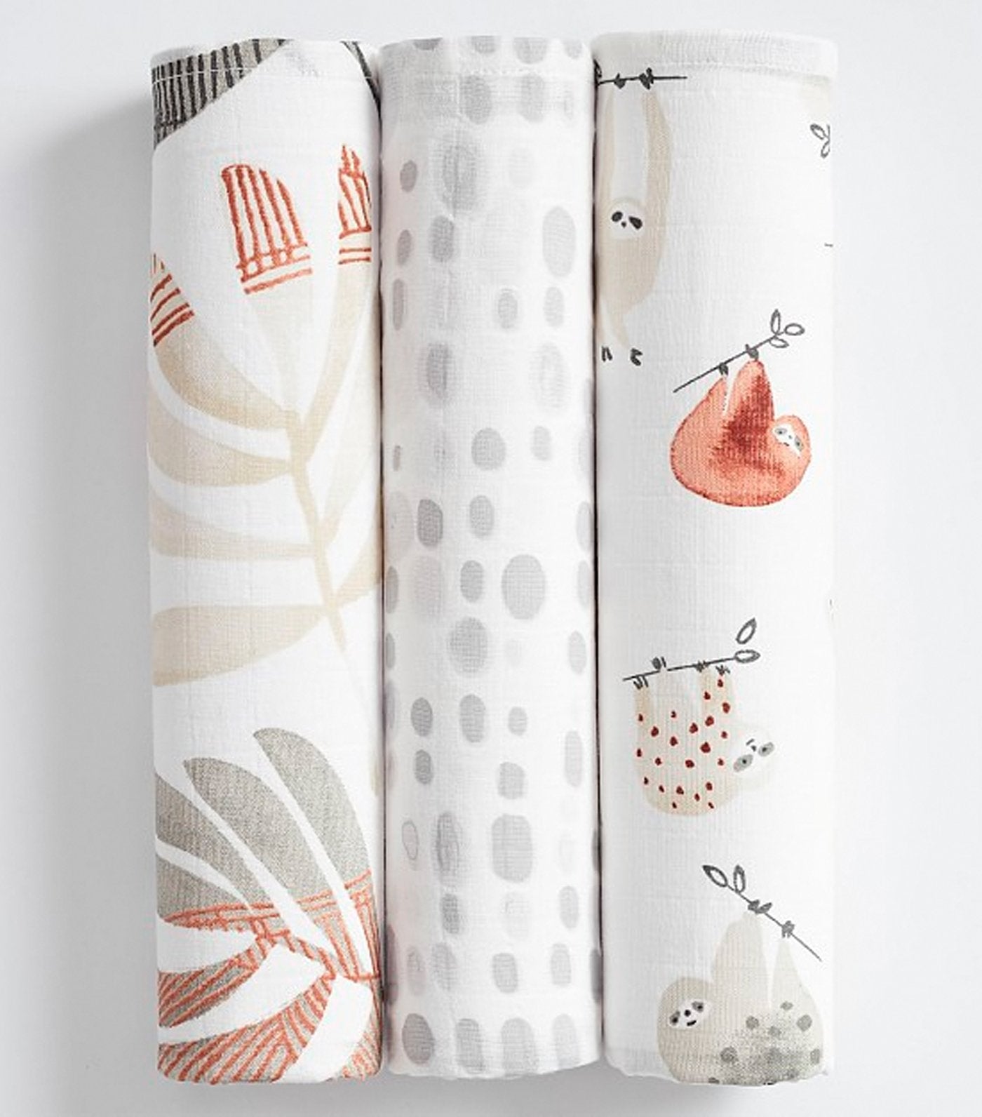 pottery barn kids sloth swaddle set