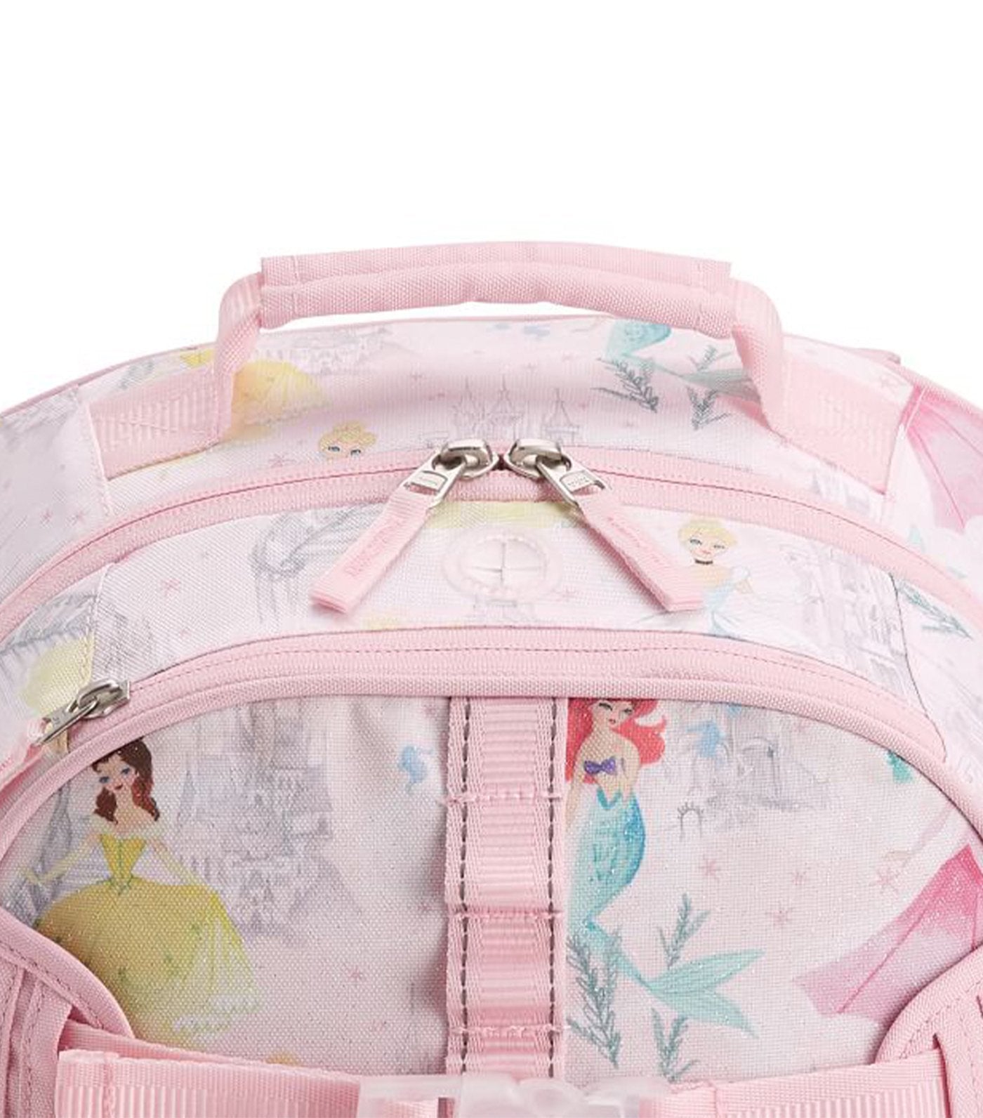 pottery barn kids mackenzie disney princess castle shimmer backpack