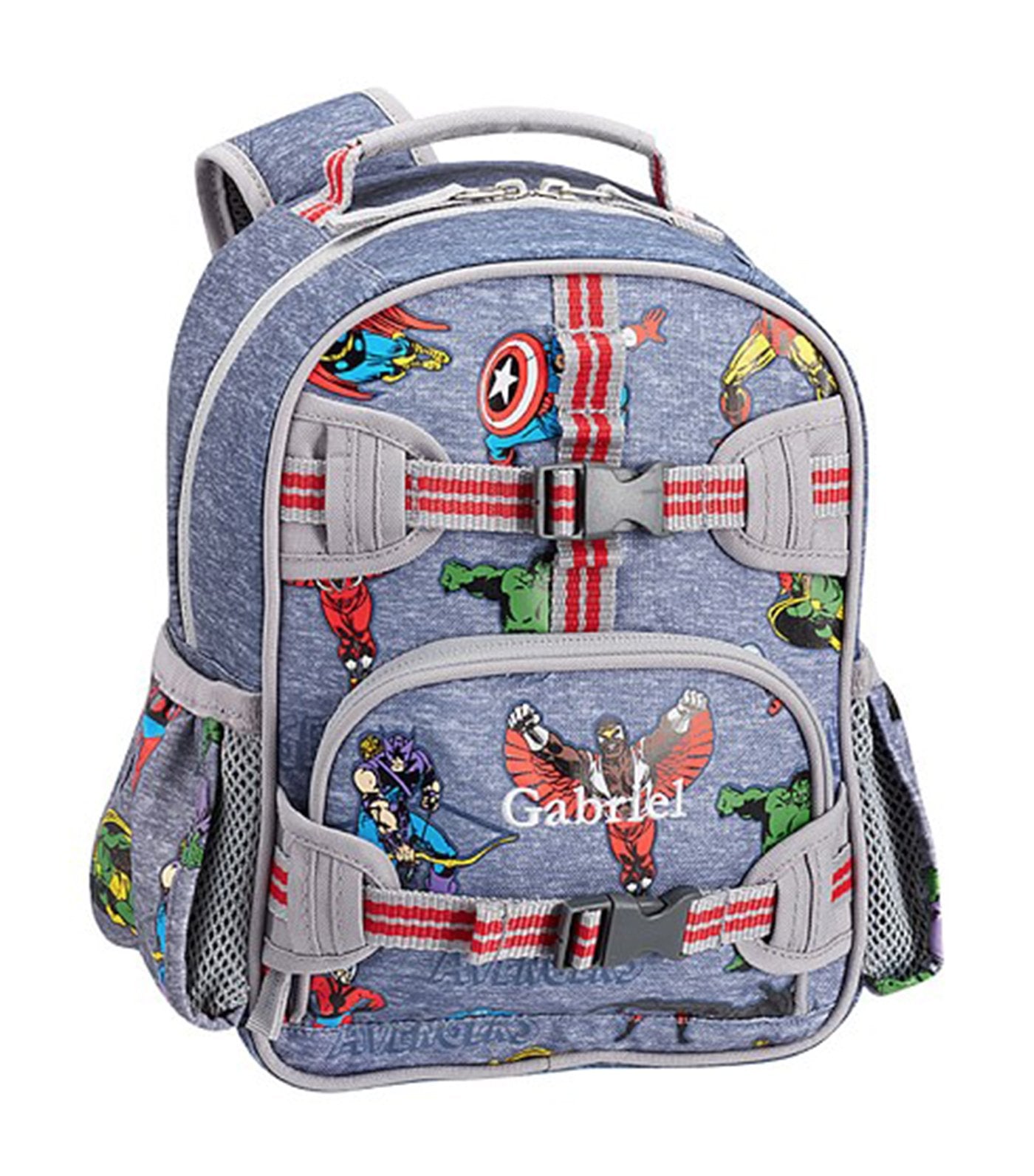 pottery barn kids navy mackenzie marvel avengers backpack mini