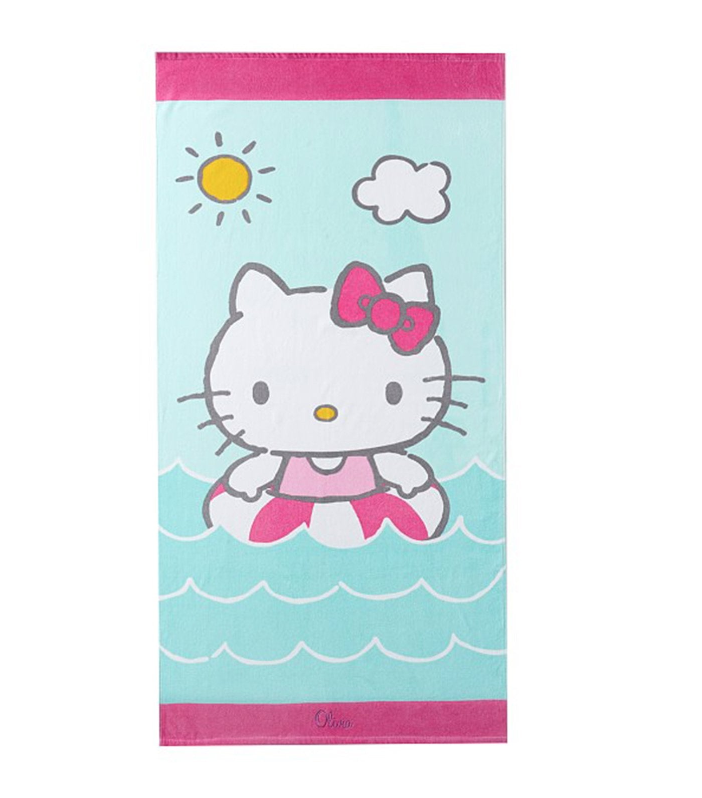 pottery barn kids hello kitty kid beach towel