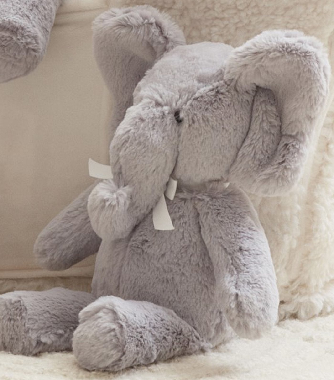 pottery barn kids elephant plush toy