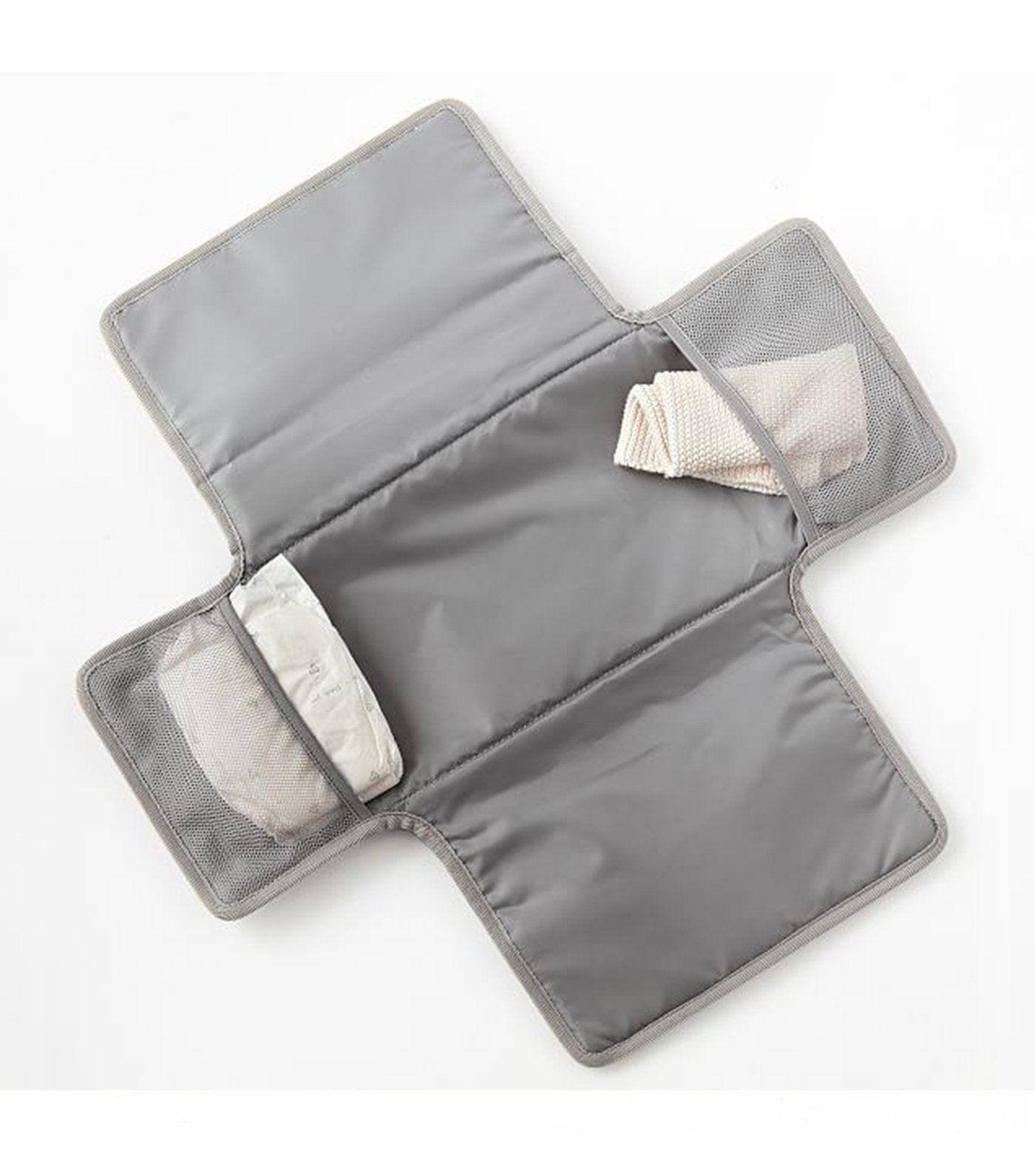 pottery barn kids gray classic changing clutch