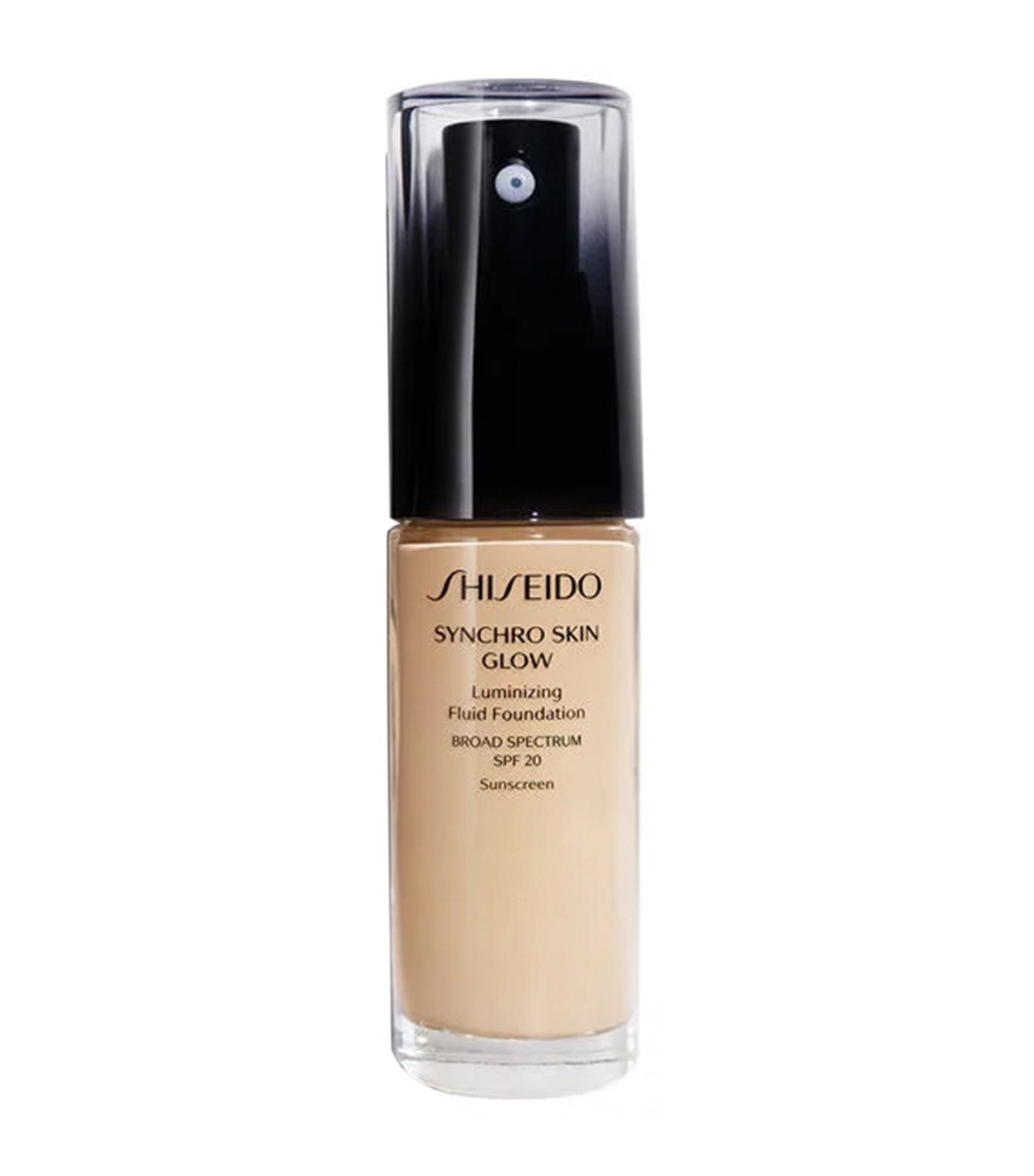 shiseido synchro skin glow luminizing fluid foundation golden 3