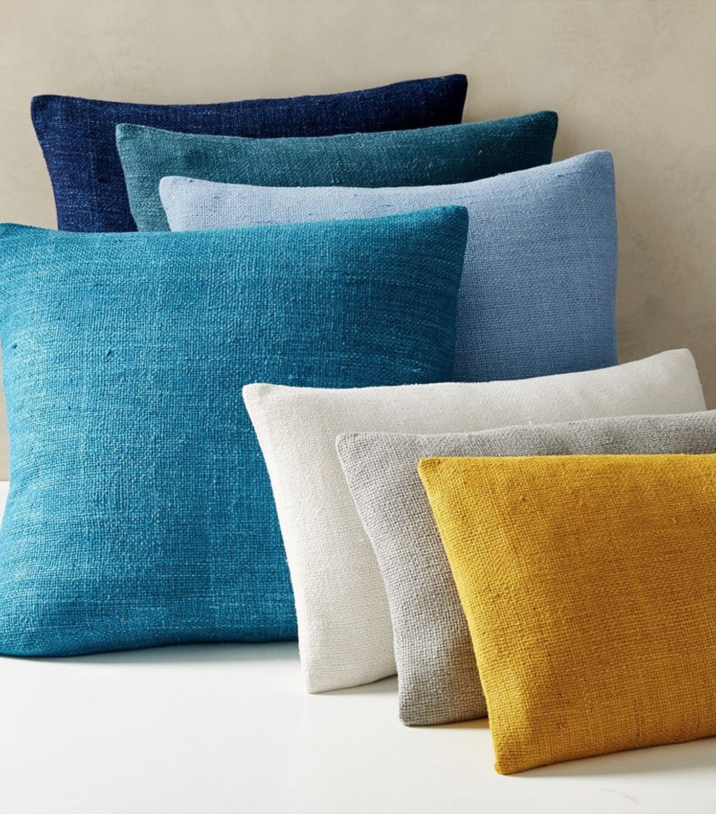 west elm Round Lush Velvet Cushion