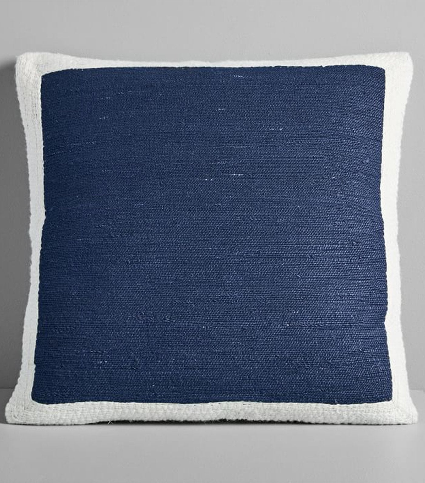 west elm Textured Border Pillow Cover