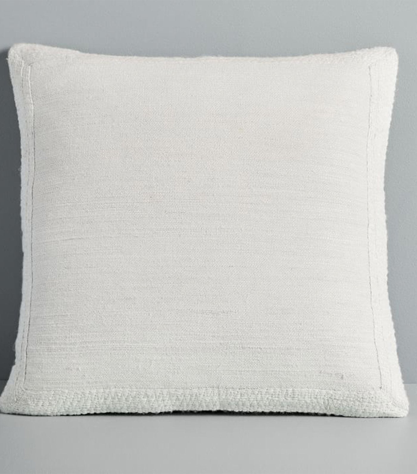 west elm Textured Border Pillow Cover