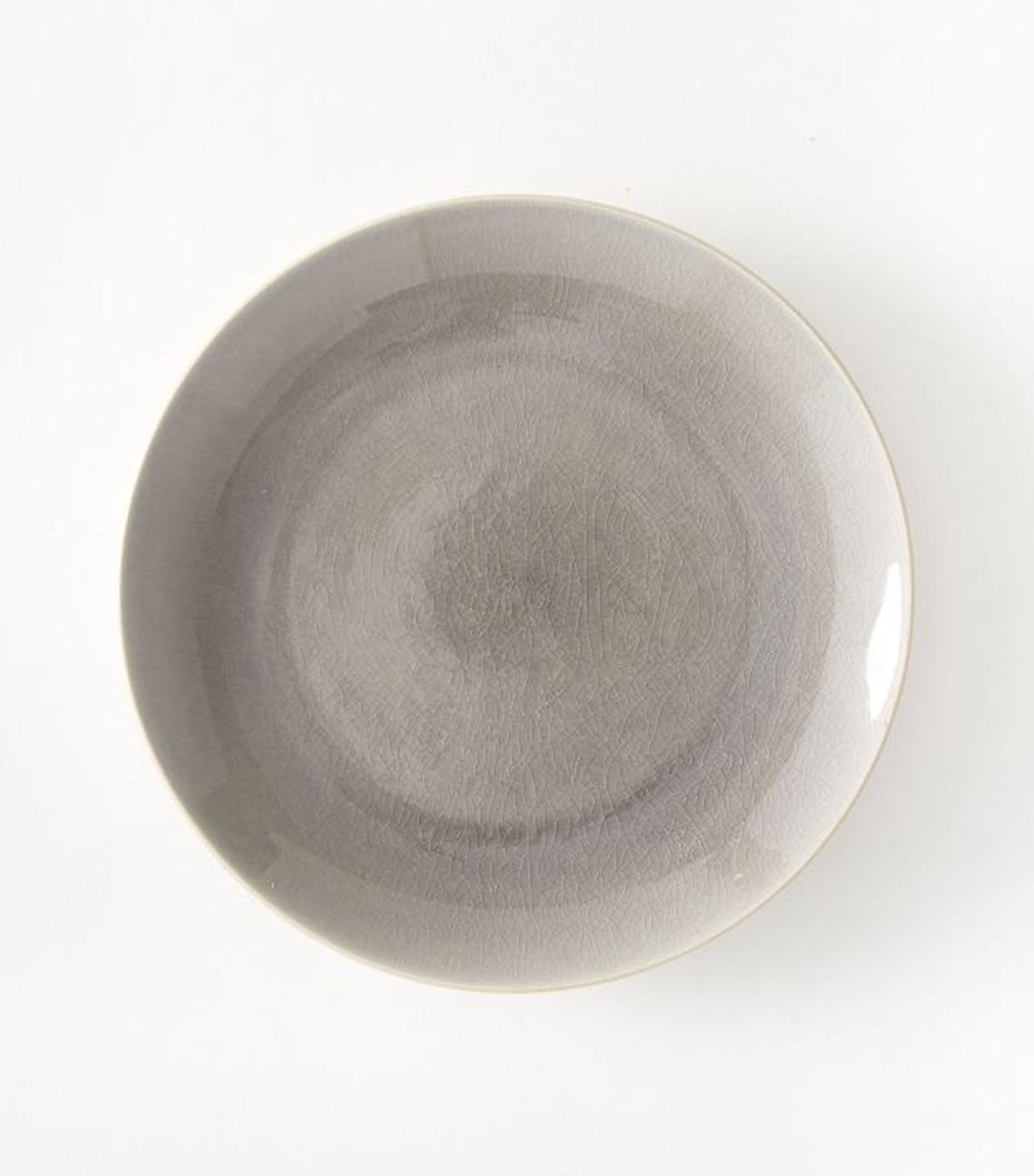 Alta Crackle Glaze Dinnerware Collection - Light Gray