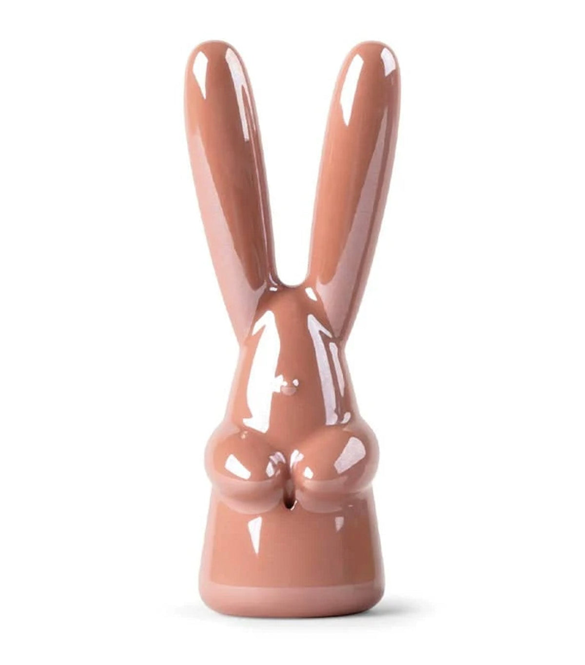 Bunny Figurine Incense Ring Holder Pink