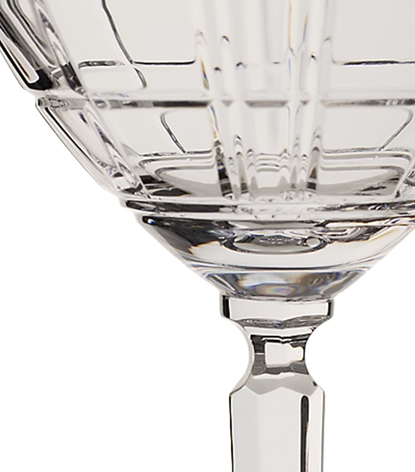 Hudson Plaid Martini Glass