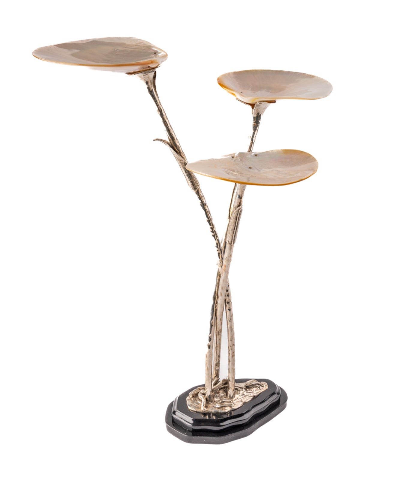 Flower with Silver Plated Stem