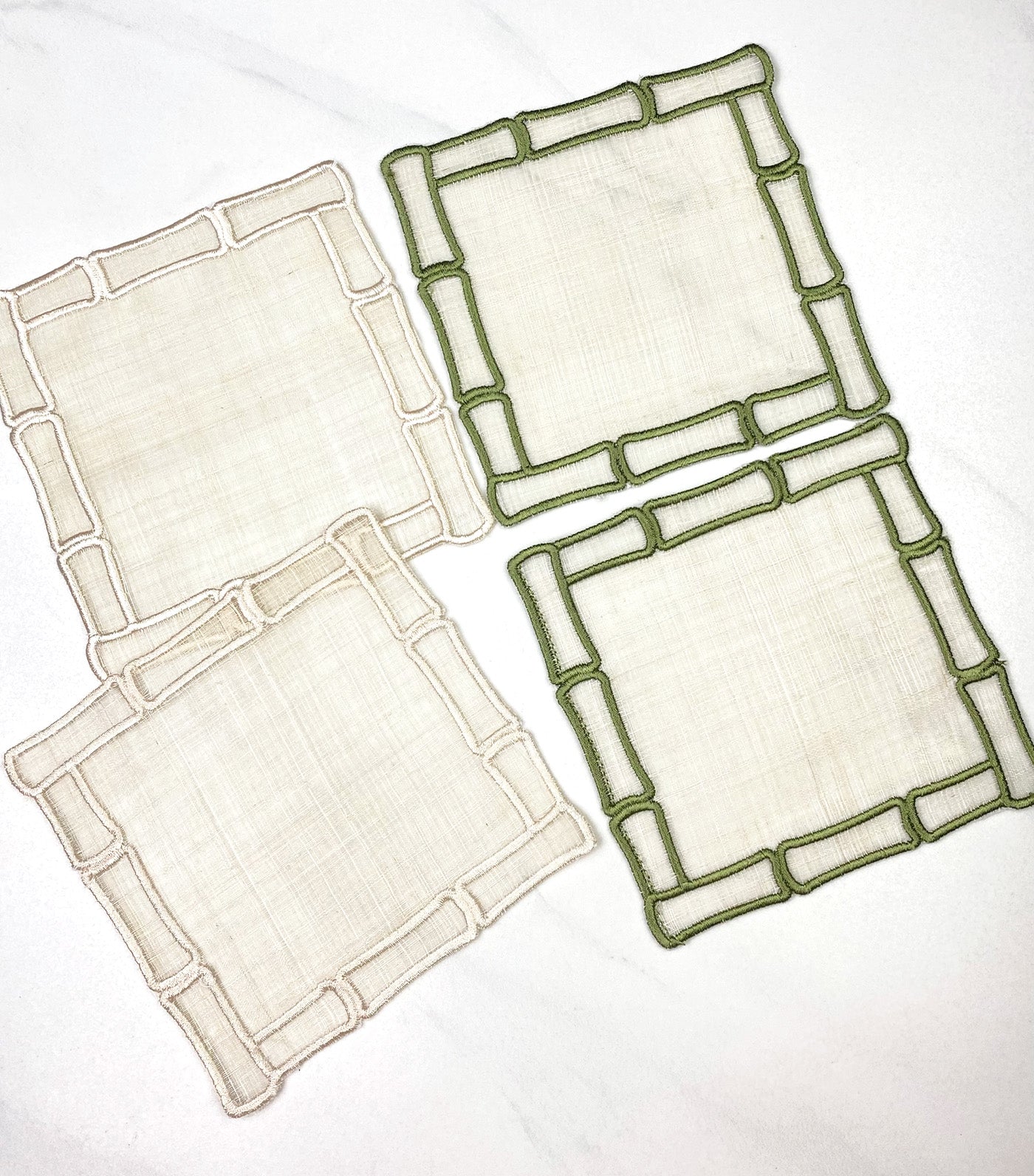 Kawayan Piña Coasters, Set of 2