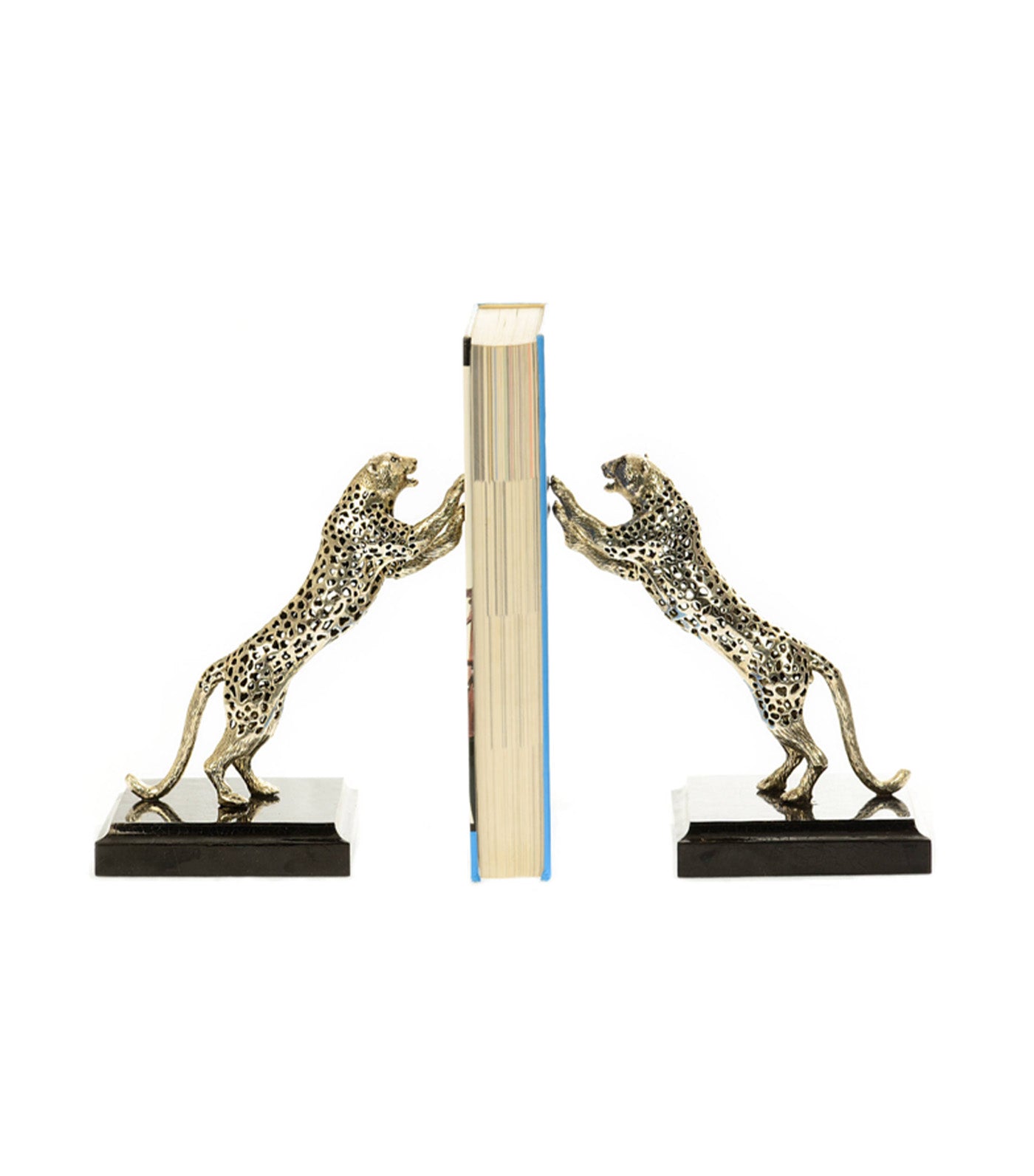 Leopard Bookends