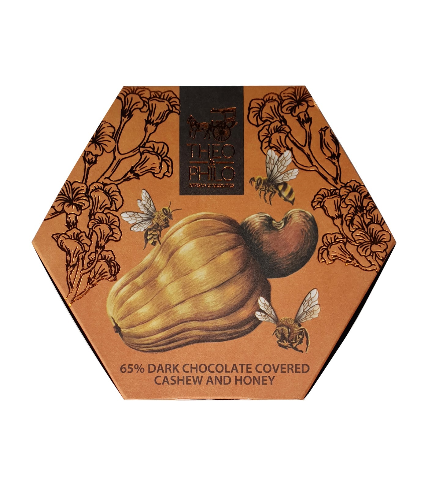65% Dark Chocolate Covered Cashew and Honey