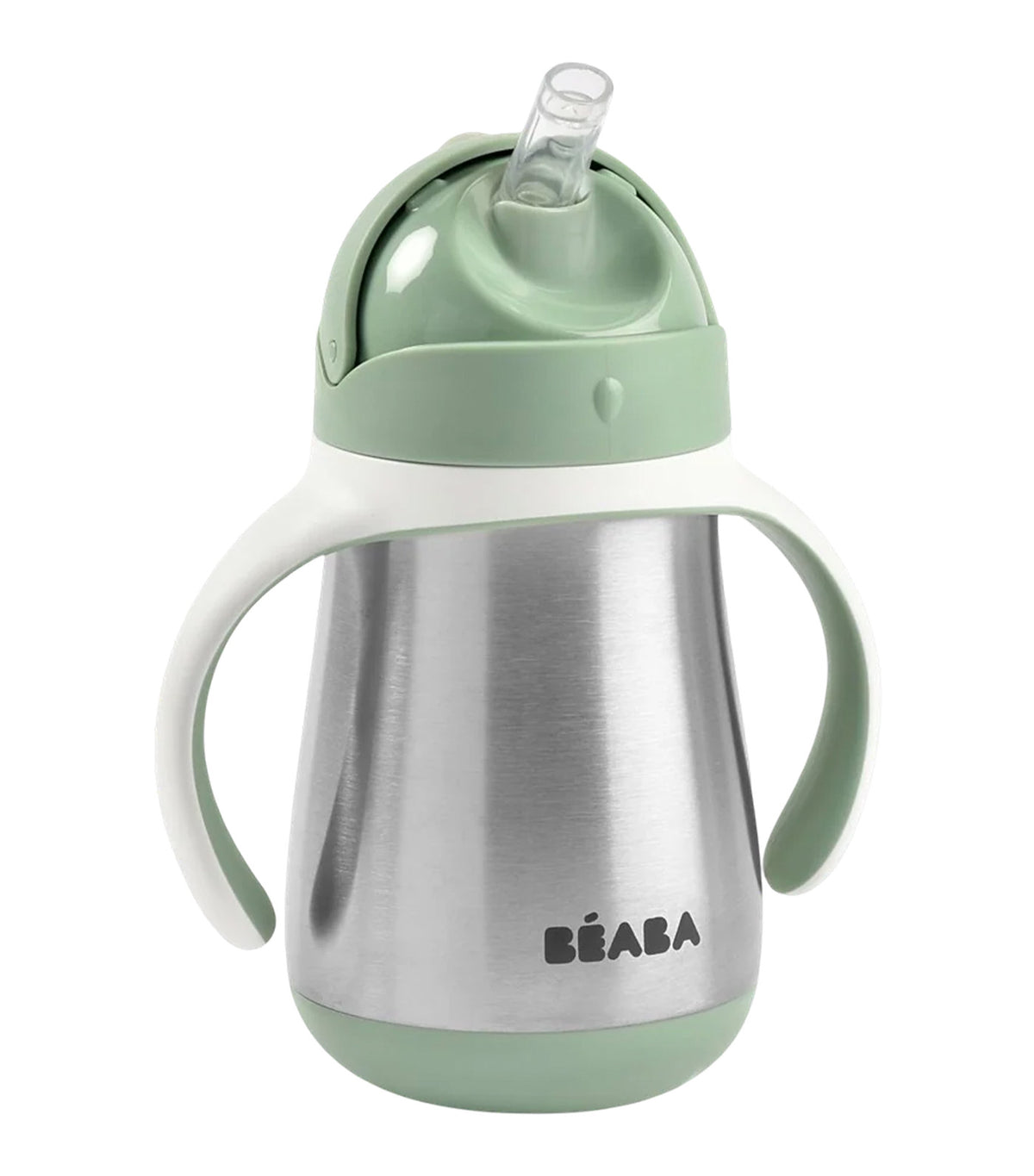 Stainless Steel Straw Cup Sage Green