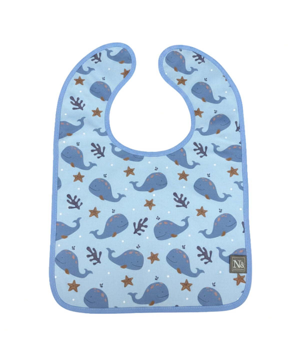 Waterproof Classic Bib Whale Wishes