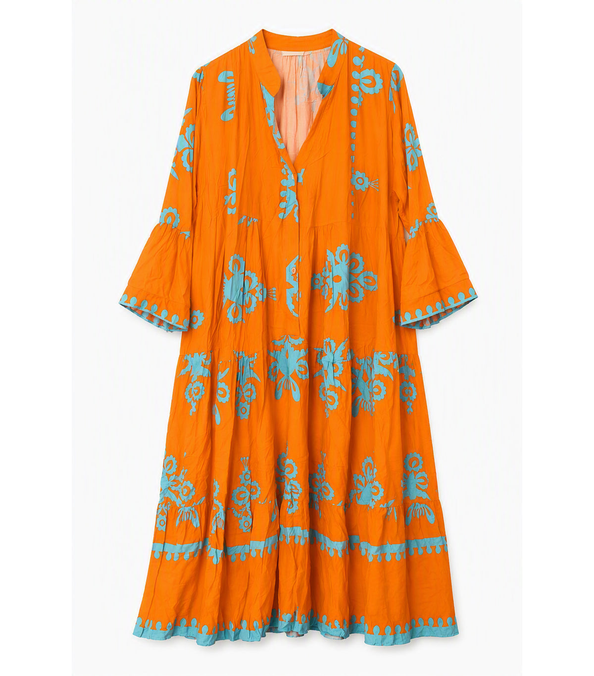 Printed Dress Orange