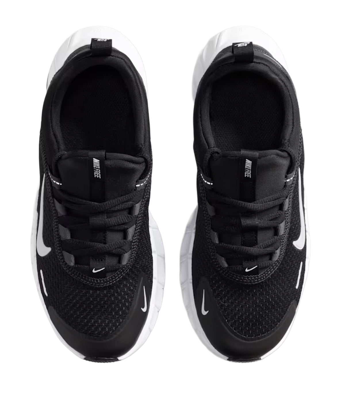 Free Ride Younger Kids' Running Shoes Black/White/Anthracite