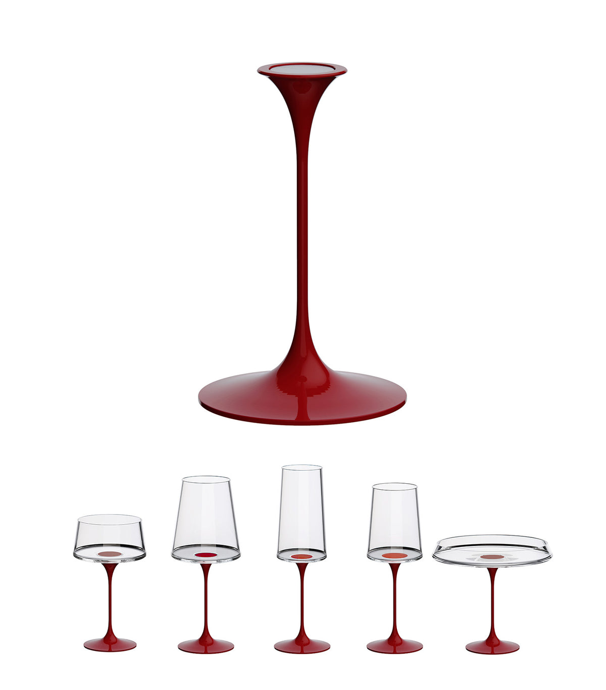 SplitGlass - Magnetic Stem Red