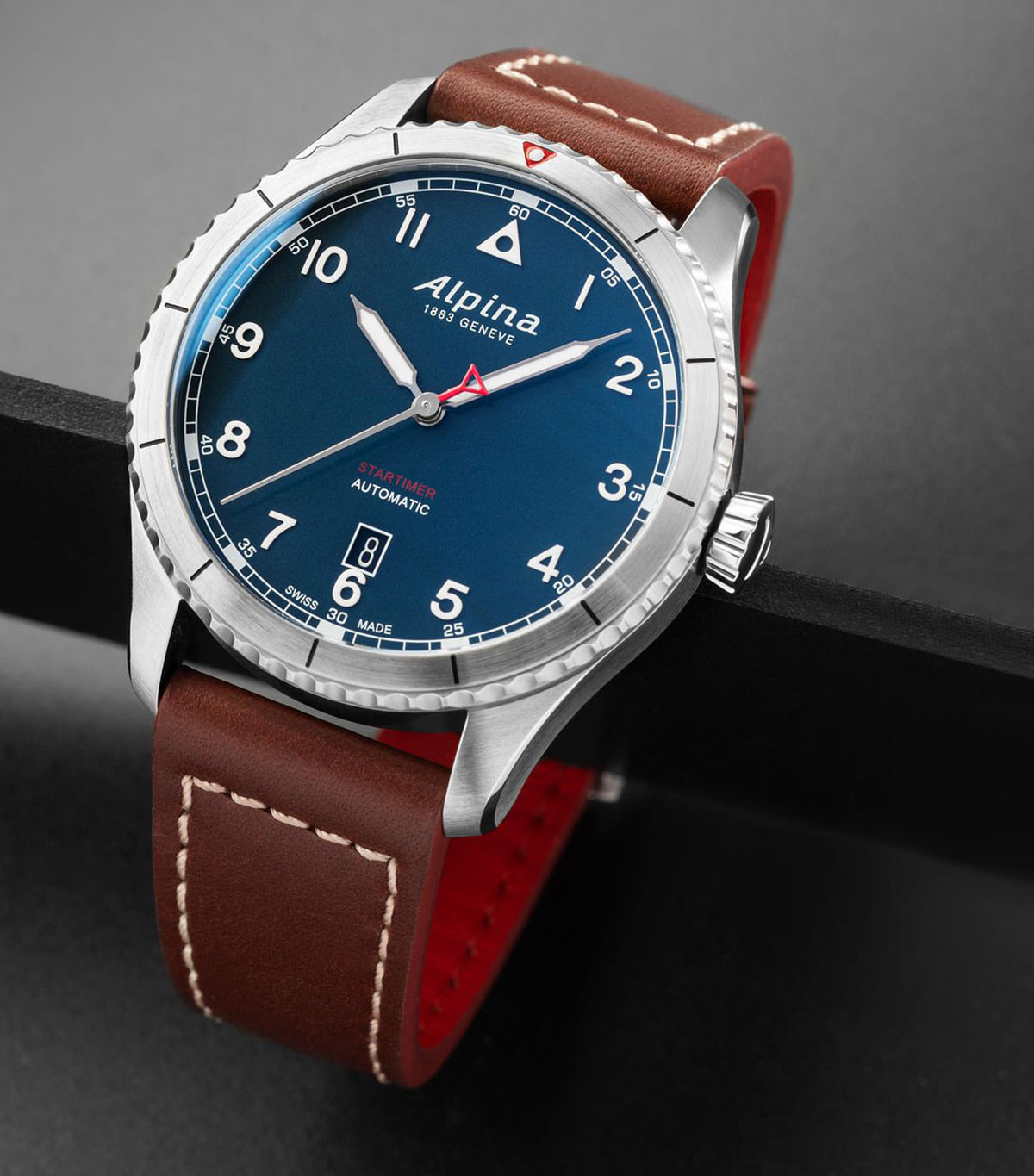 Startimer Pilot AL-525NW4S26 Silver/Brown