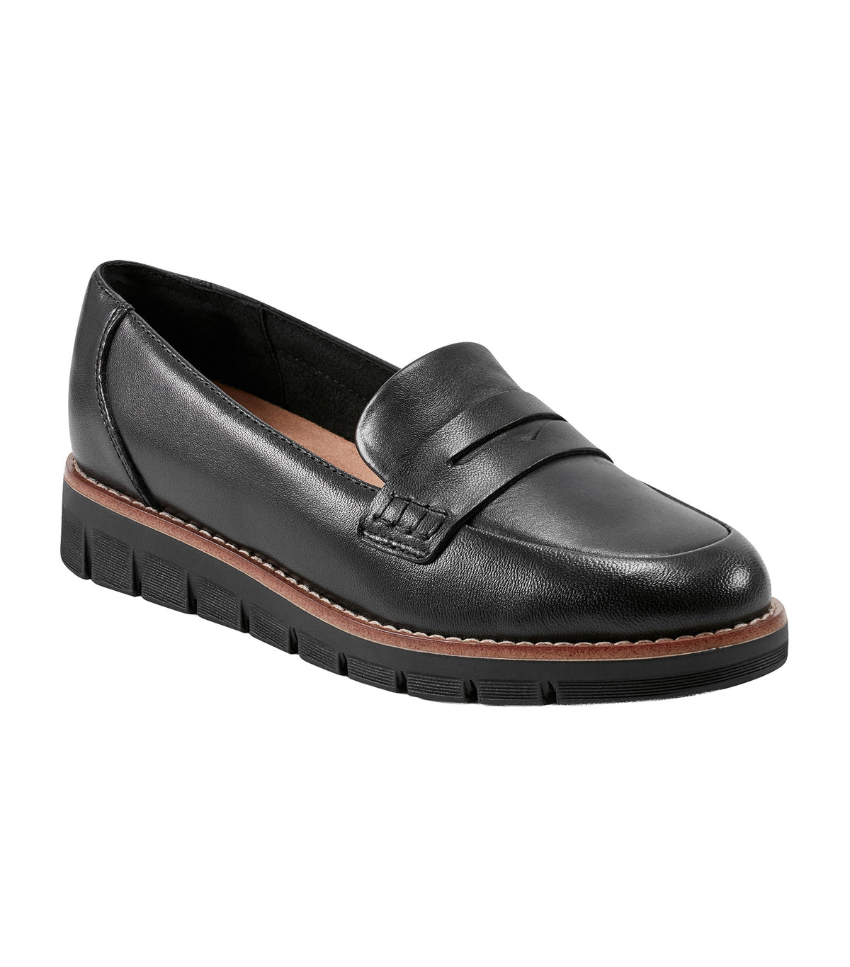 Velia Penny Loafers Black