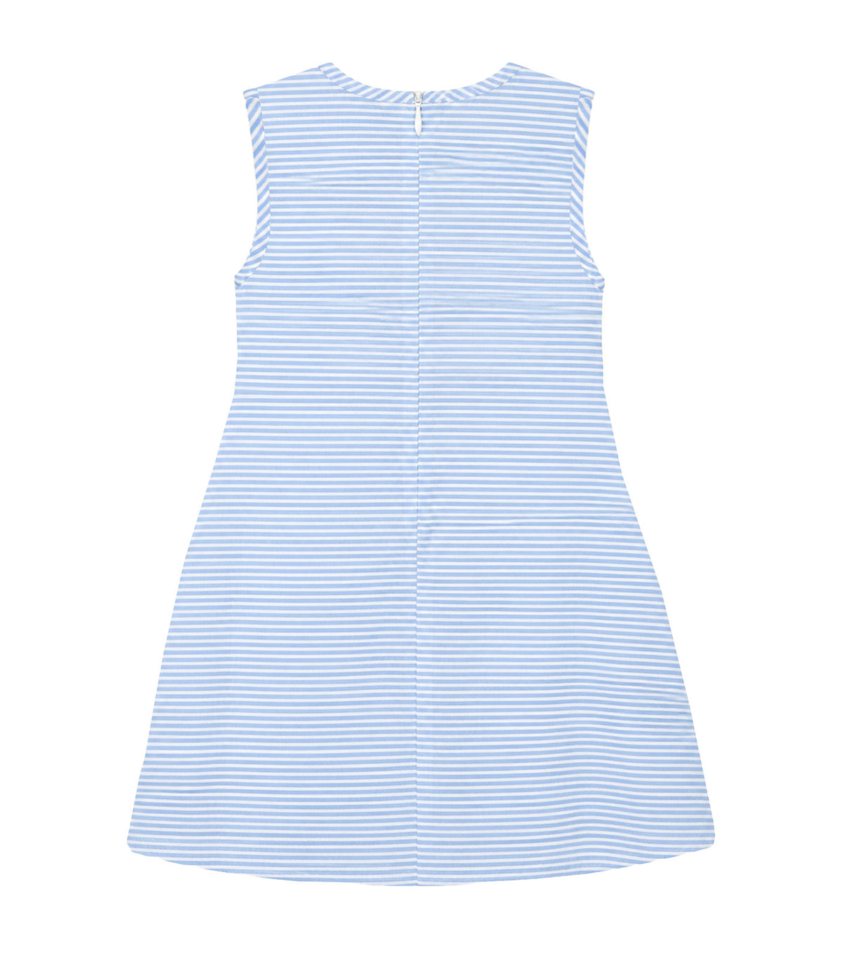 Orania Girls Striped Smocked Dress Light Blue