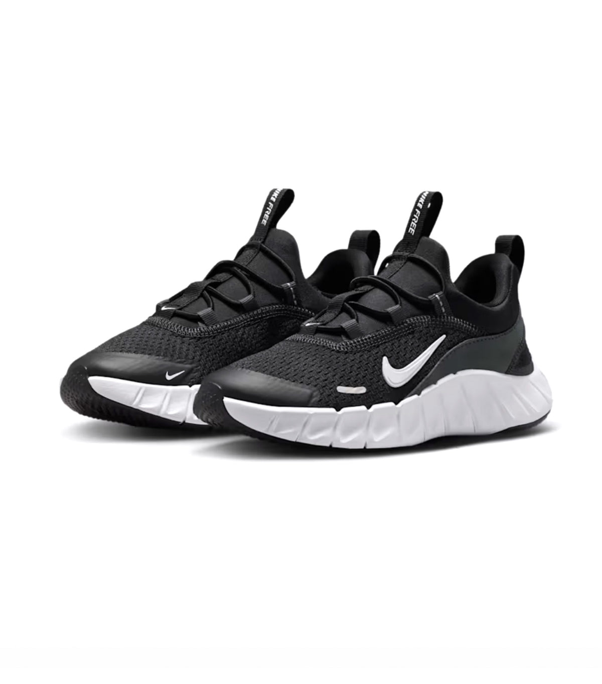 Free Ride Younger Kids' Running Shoes Black/White/Anthracite
