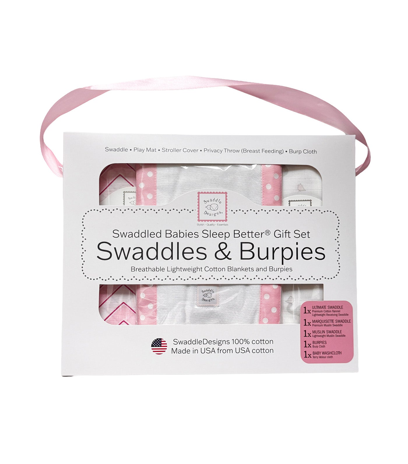 Babies Sleep Better® Swaddles & Burpies Gift Set PK011