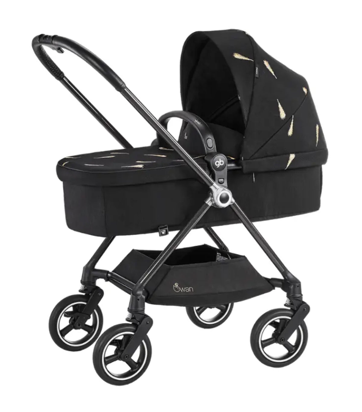 Swan Carbon Fiber Stroller Black