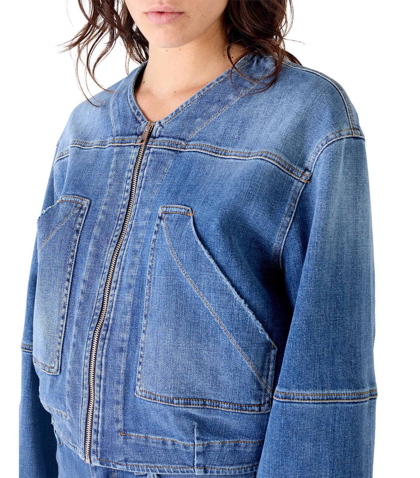 Bomber Matthew Over Denim Stretch Blue