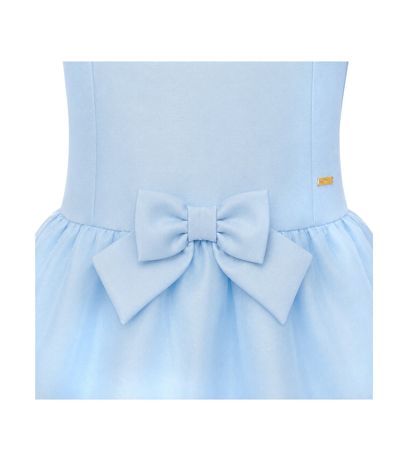 Freya Girls Drop Waist Party Dress Blue