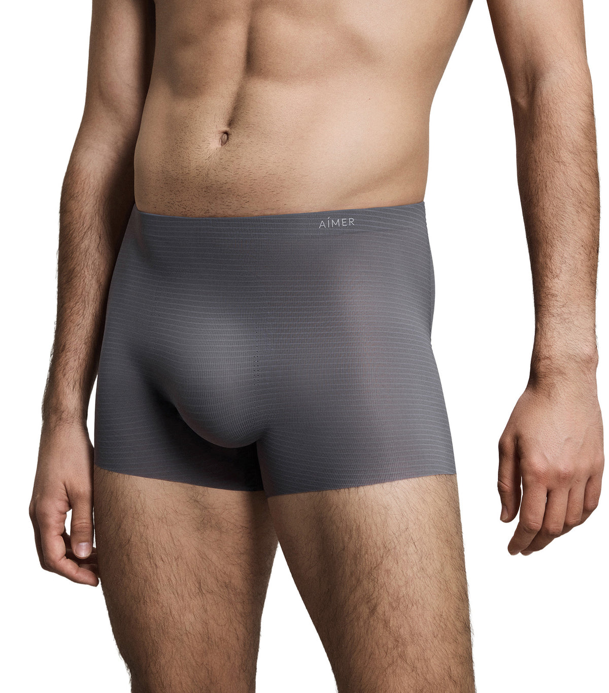 U-Shape Cooling Elastic-Waistband Trunk Dark Gray