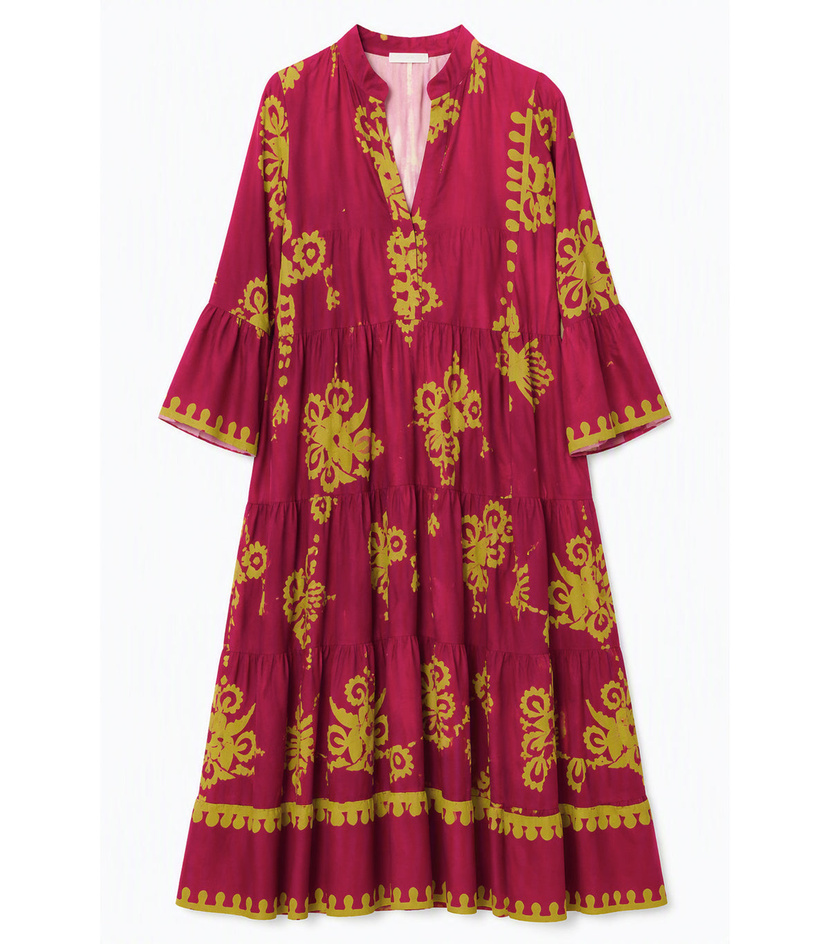 Printed Dress Magenta
