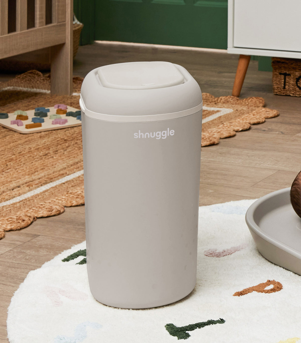 Eco-Touch Nappy Bin Taupe