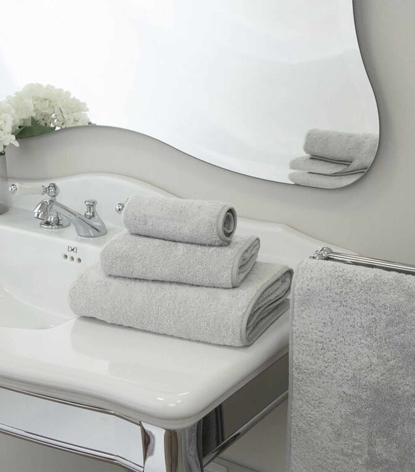 Unito Washcloth Gray Cliff