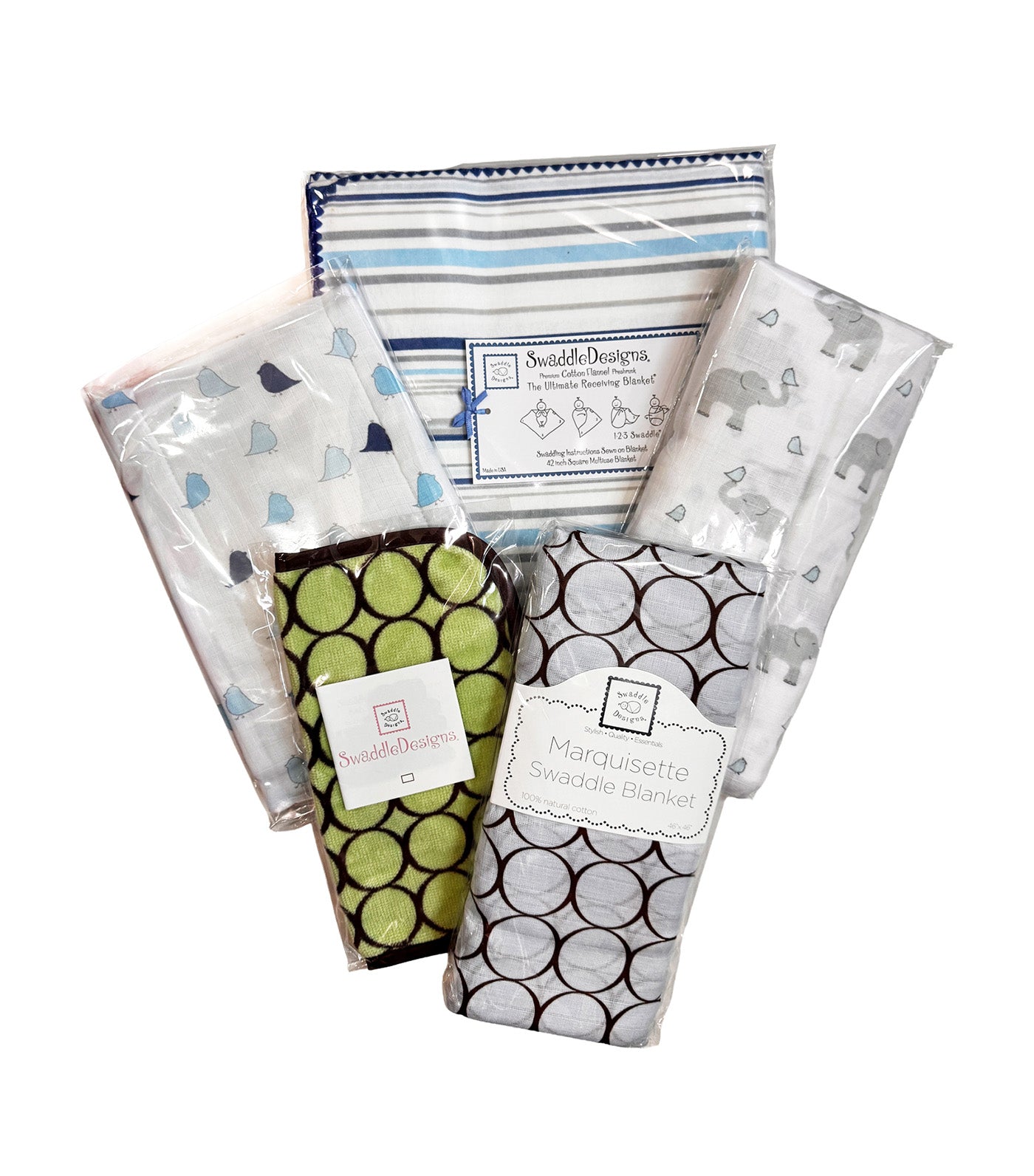 Babies Sleep Better® Swaddles & Burpies Gift Set BL010
