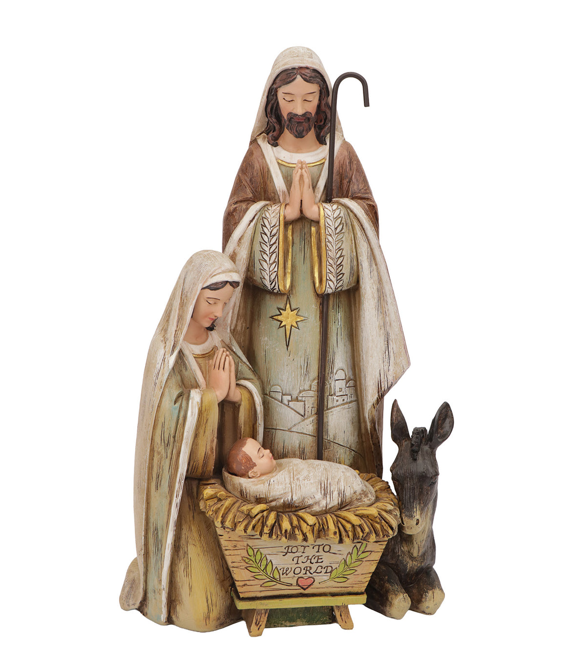 10.7in Christmas Nativity Figure Resin