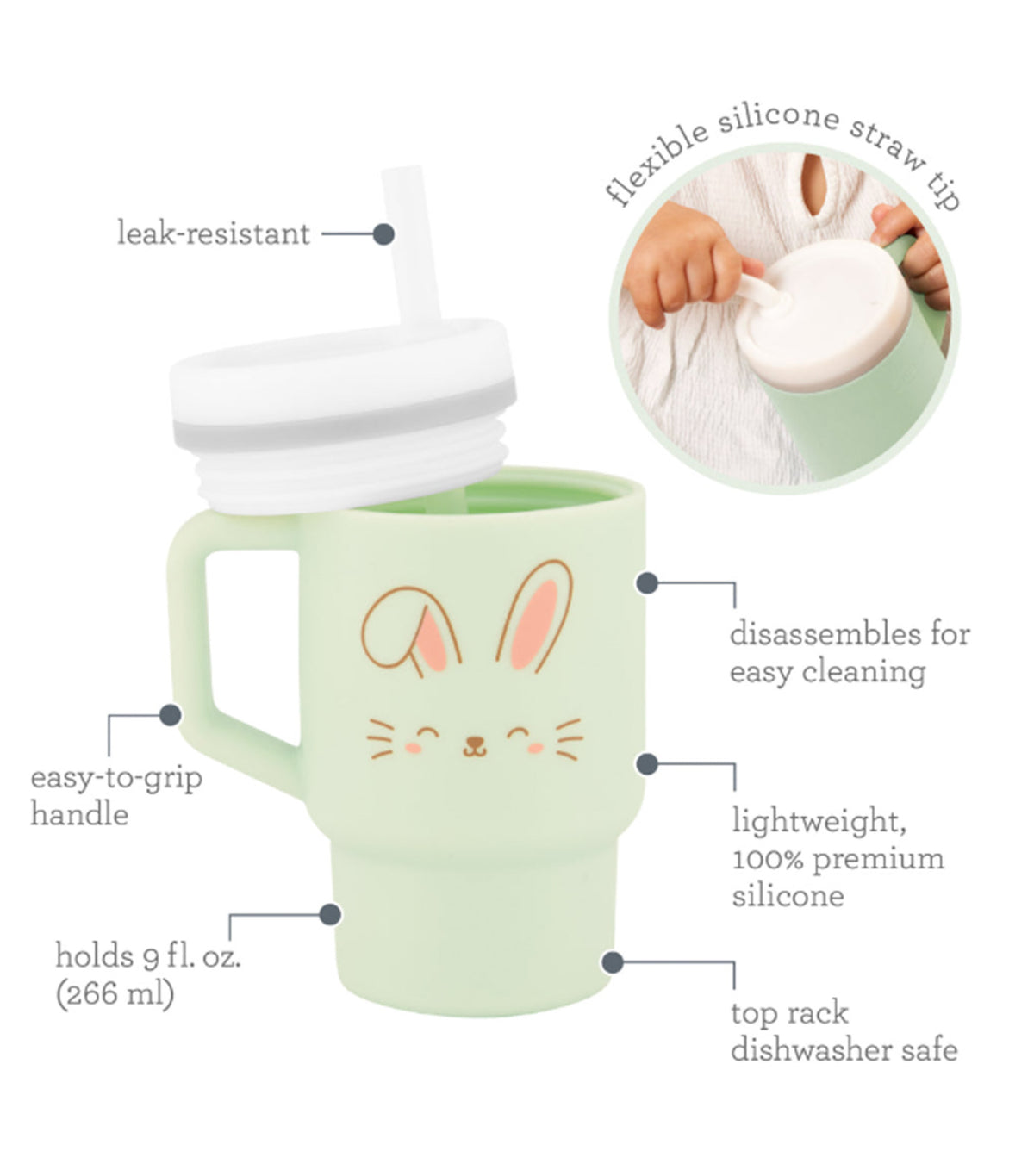My 1st Tumbler Bunny Green