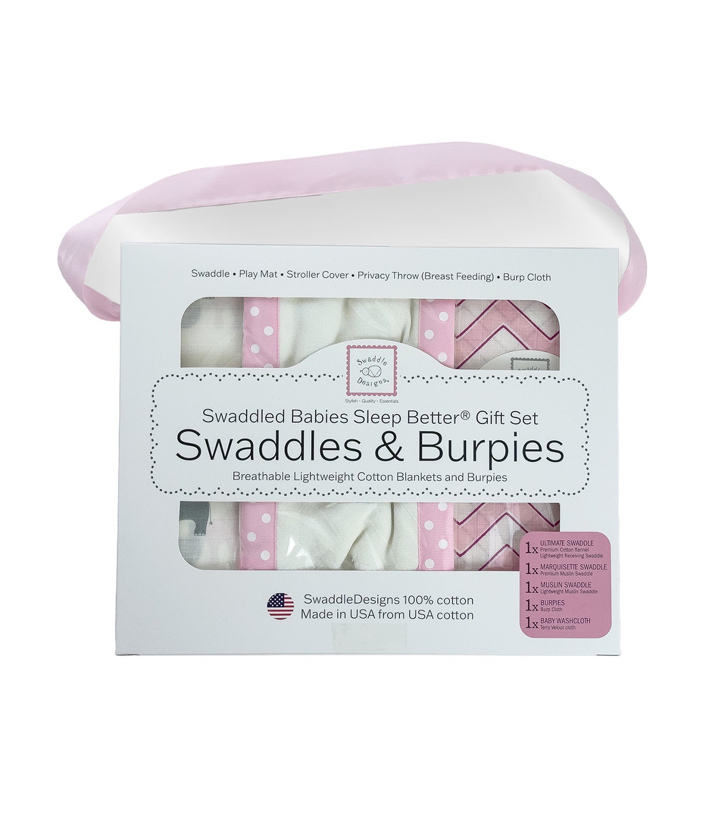 Babies Sleep Better® Swaddles & Burpies Gift Set PK001