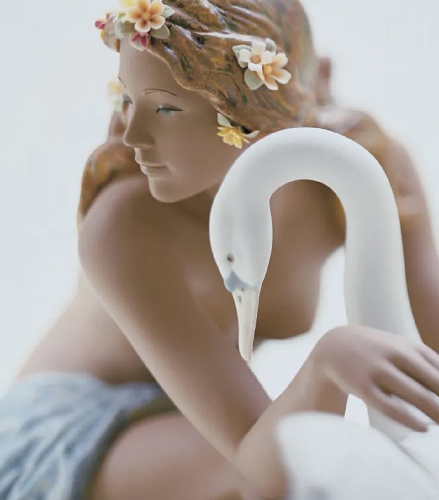 Leda and The Swan Figurine