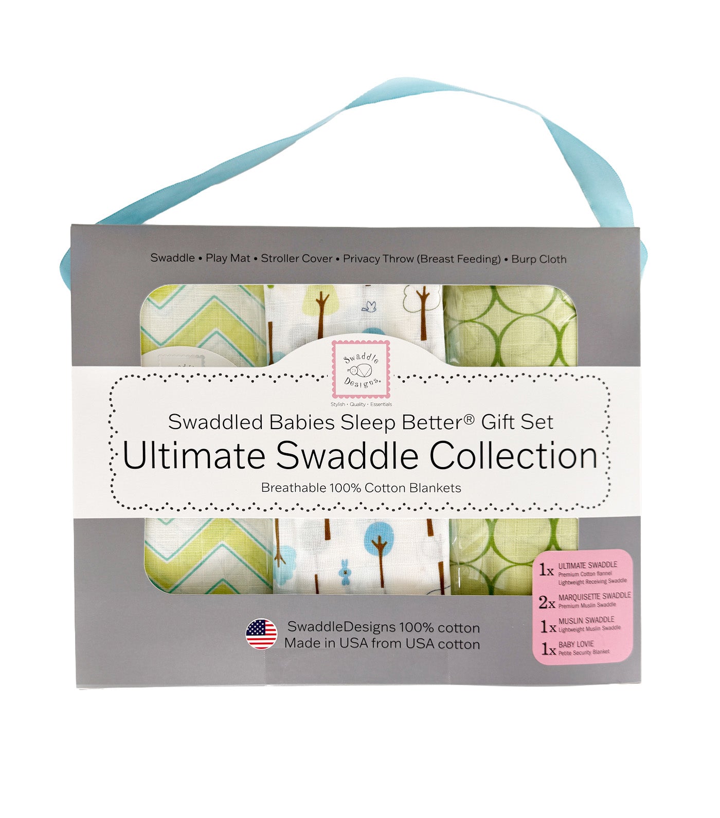 Babies Sleep Better® Ultimate Swaddle Collection Gift Set GR005