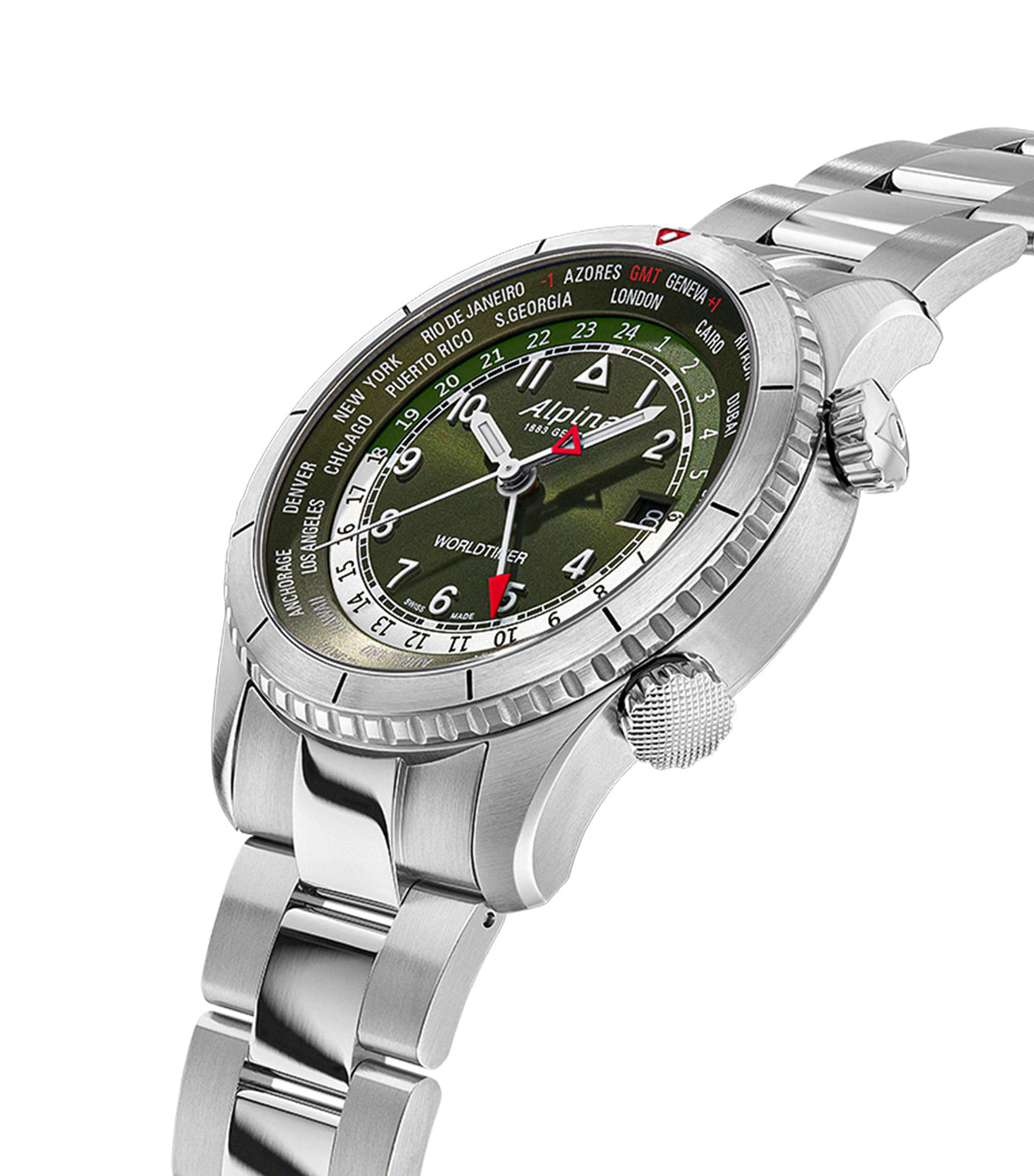 Worldtimer AL-255GR4S26B Silver