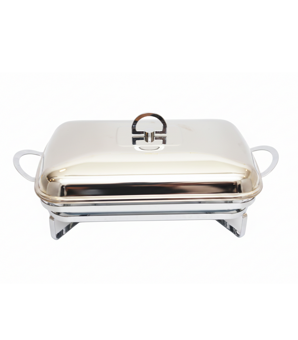 Eco Chrome Plated Rectangular Food Warmer 3L