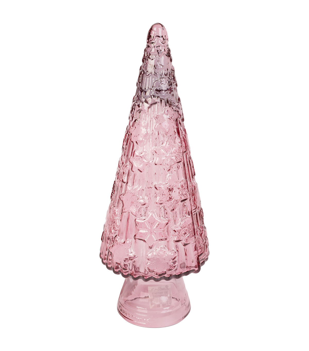 Glass Christmas Tree 80cm, Pink