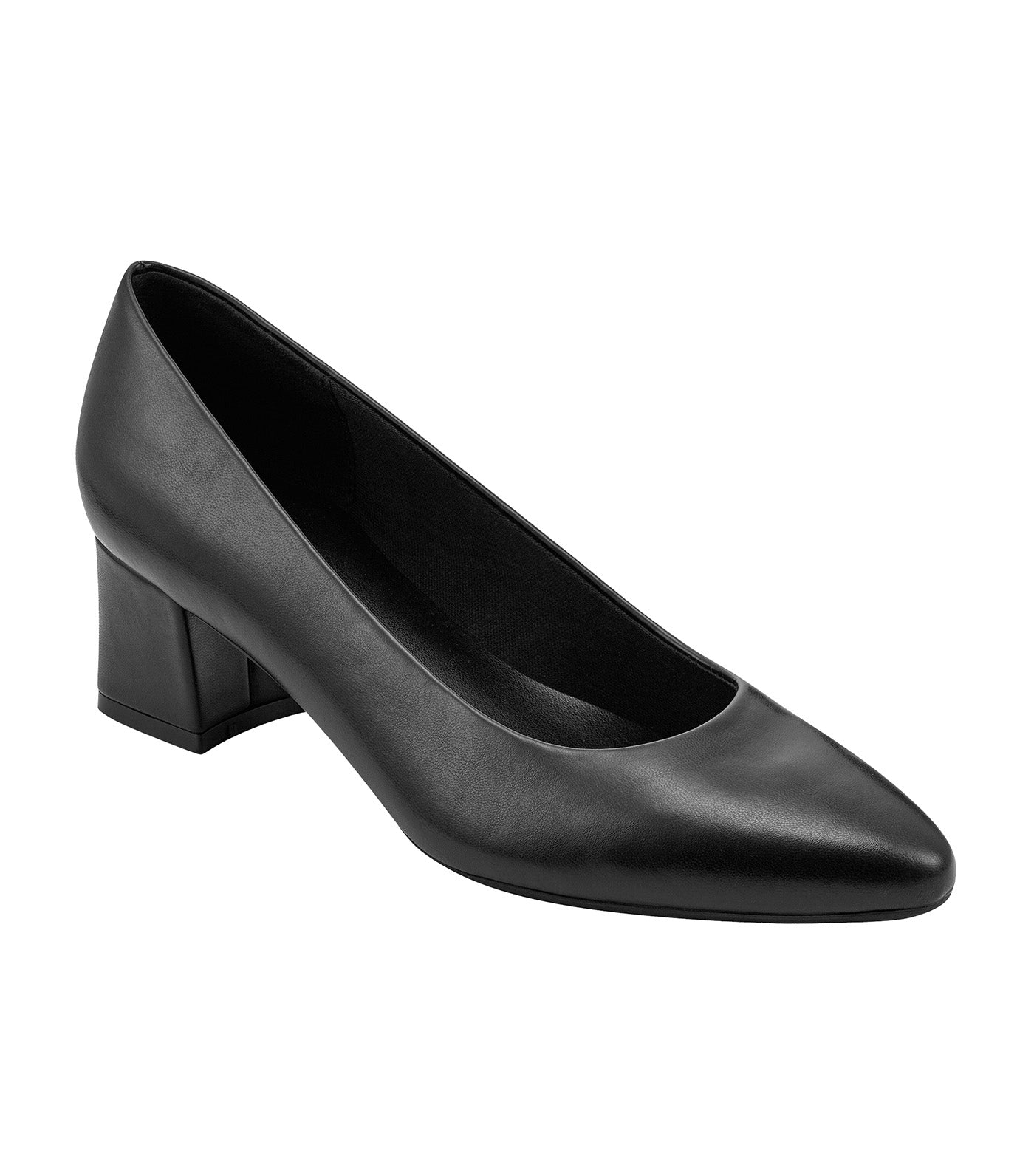 Nicole Pointed Block Heels Black