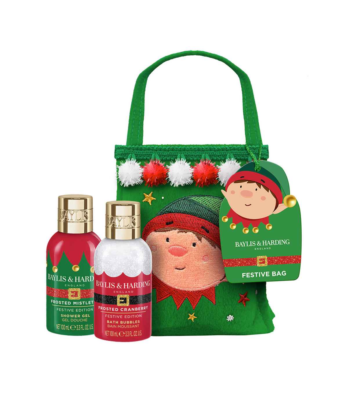 Festive Elf Beauty Bag Gift Set